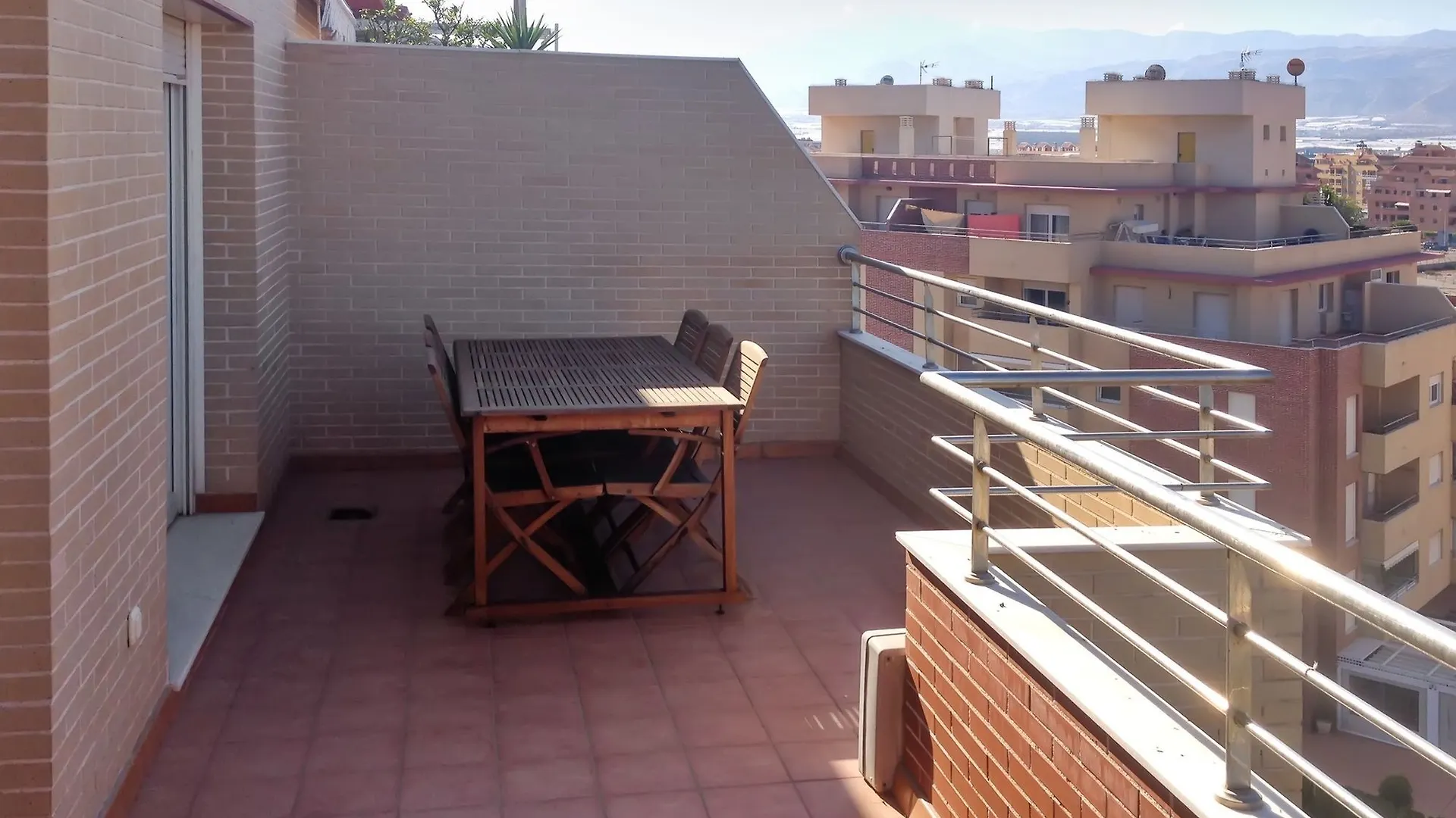 Sea-View Apartment In Roquetas De Mar, Andalusia, W/ Air Con, Terrace